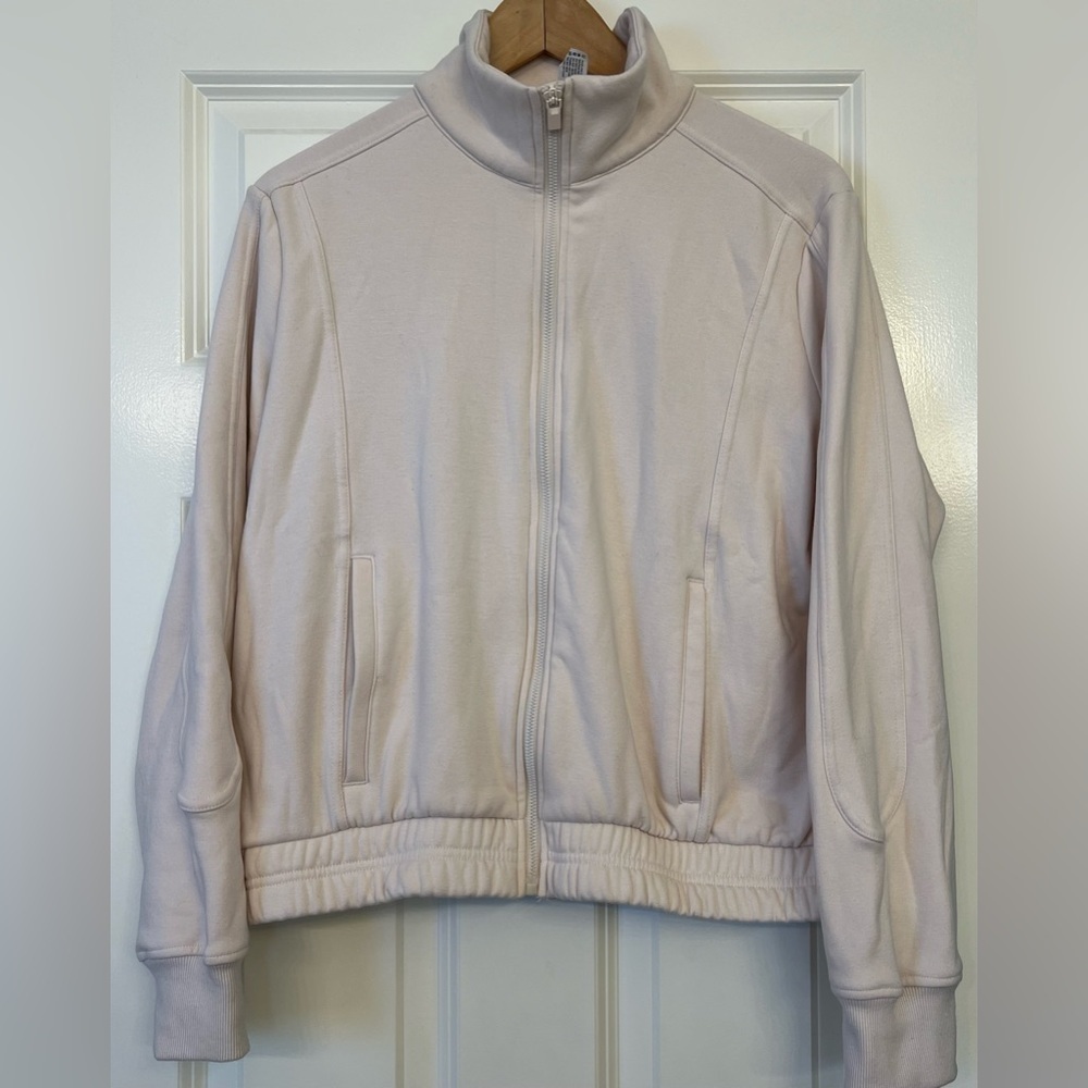 Yogalicious Cloud Plush Departure Jacket Cream Size Large